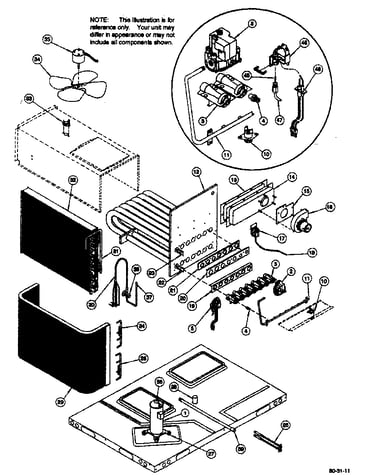 Inside cabinet