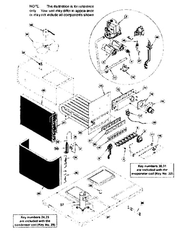 Inside cabinet parts