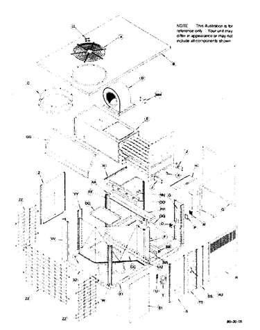 Outside cabinet parts