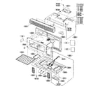 Kenmore 72180594402 oven cavity parts diagram