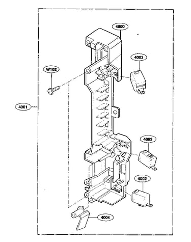 Latch board parts