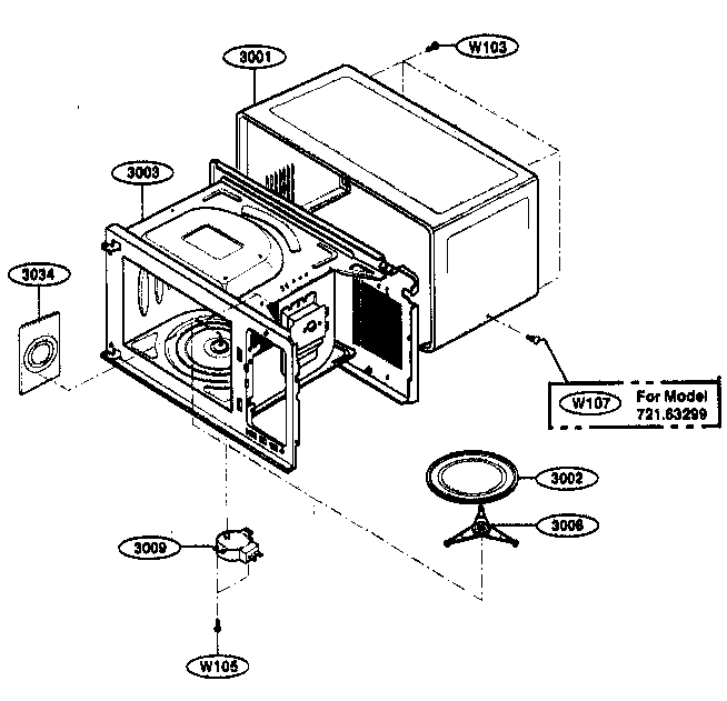 OVEN CAVITY PARTS