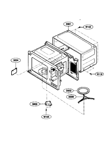 Oven cavity parts