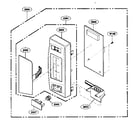 Kenmore 72165002401 controller parts diagram