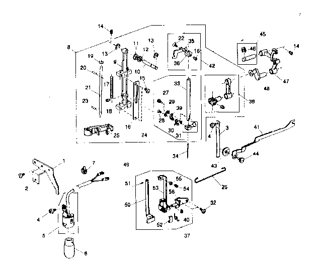 Needle bar assy