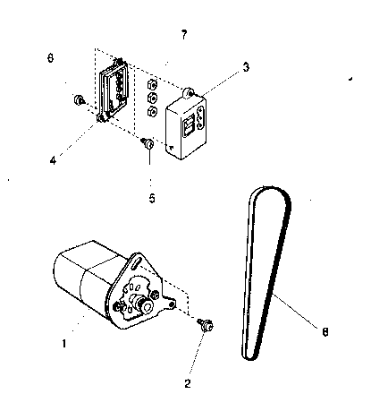 Motor belt assy