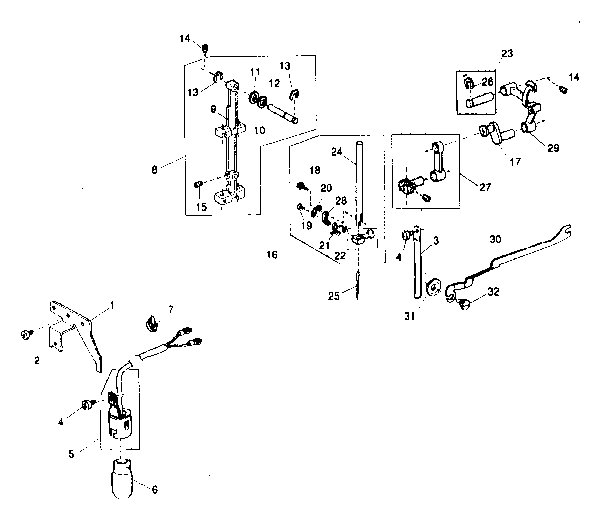 Needle bar assy