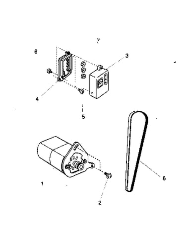 Motor belt assy