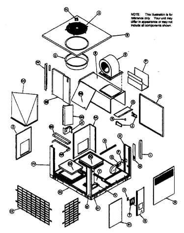 Outside cabinet parts