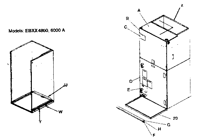 Outside cabinet