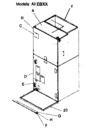 Outside cabinet