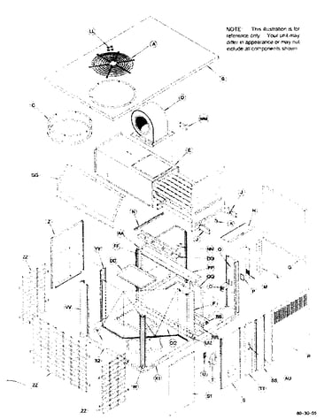 Outside cabinet parts