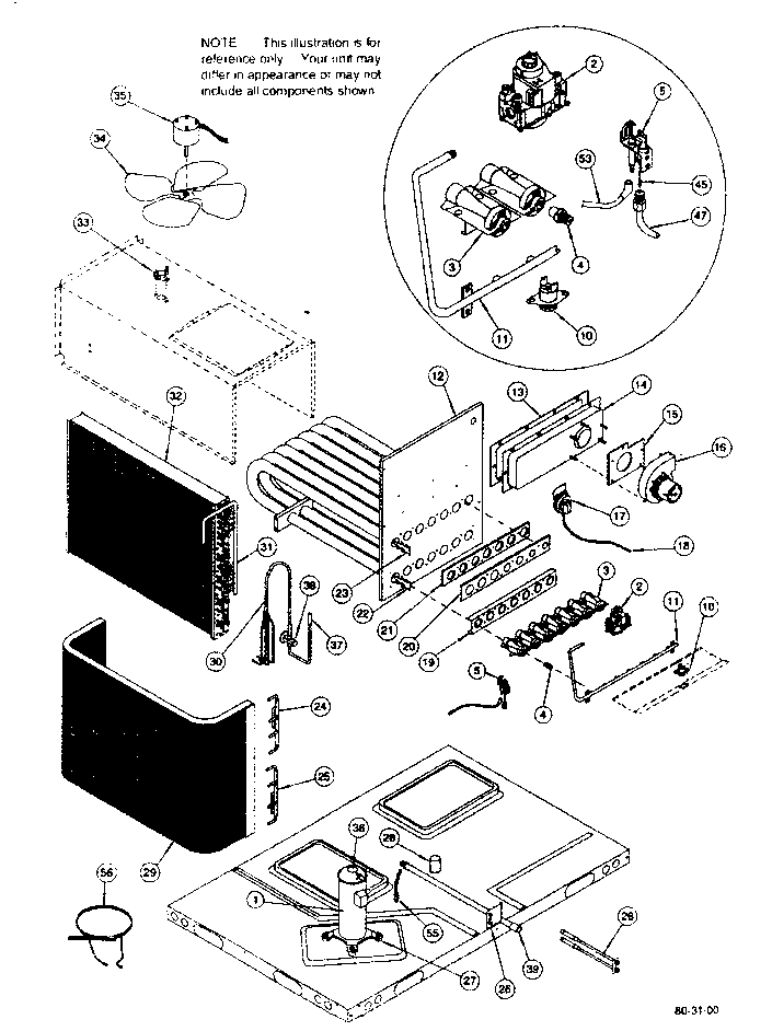 INSIDE CABINET PARTS