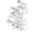 Kenmore 72180522500 oven cavity parts diagram