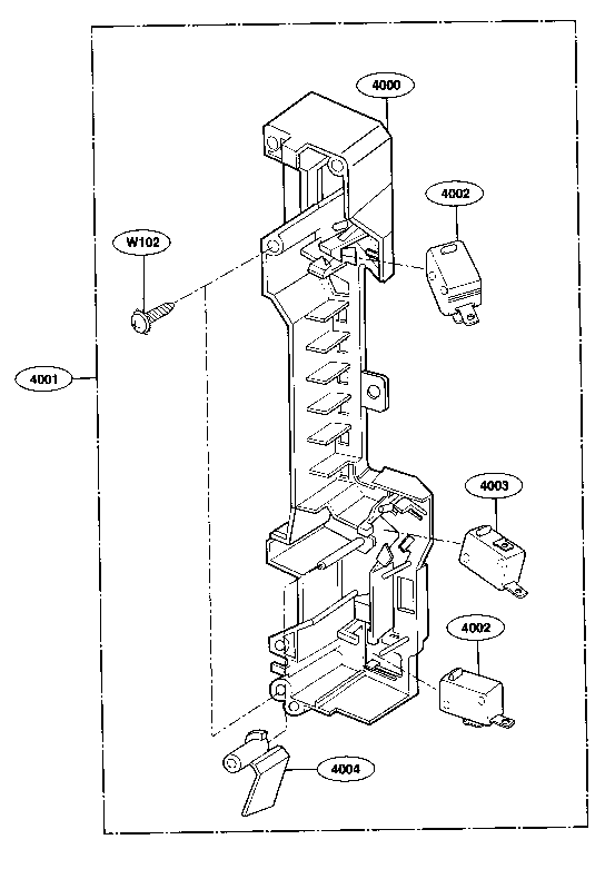Latch board parts