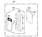 Kenmore 72166222500 control panel parts diagram