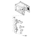 Kenmore 72166222500 latch board parts diagram