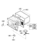 Oven cavity parts
