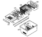 LG LRFD25850SB freezer parts diagram