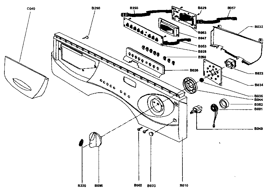 Front panel assy