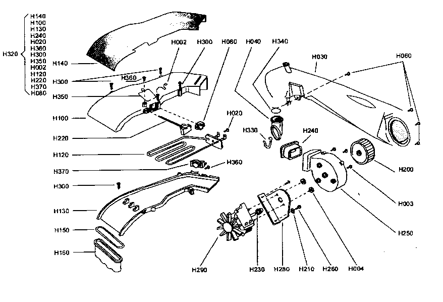 Motor/heater assy