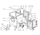 Supra SW5L70D cabinet parts diagram