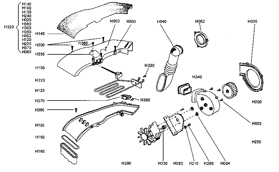 Motor/heater assy