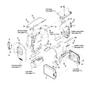 Sony DCR-TRV280 cabinet parts diagram