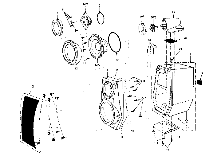 CABINET PARTS