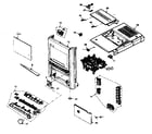 Panasonic SA-PM91DP cabinet parts diagram