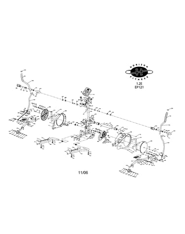 Elliptical assy