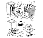 Kenmore 56494443500 cabinet parts diagram