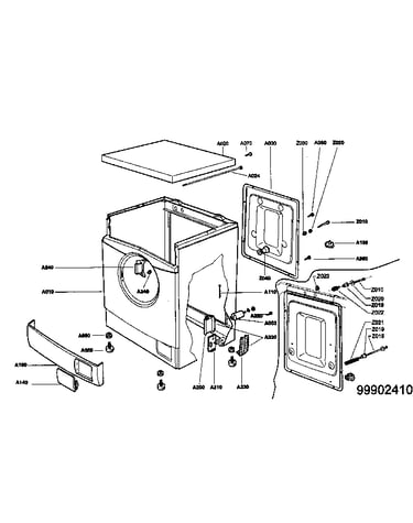 Outside cabinet parts