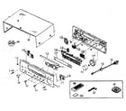 Yamaha RX-497 cabinet parts diagram