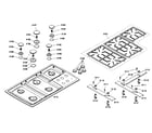 Bosch NGP942UC/01 grille assy diagram