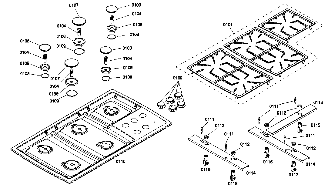 Grille assy