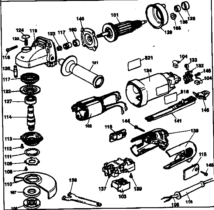 Grinder assy