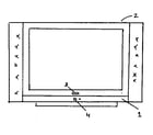 Samsung TX-R2779H cabinet parts diagram