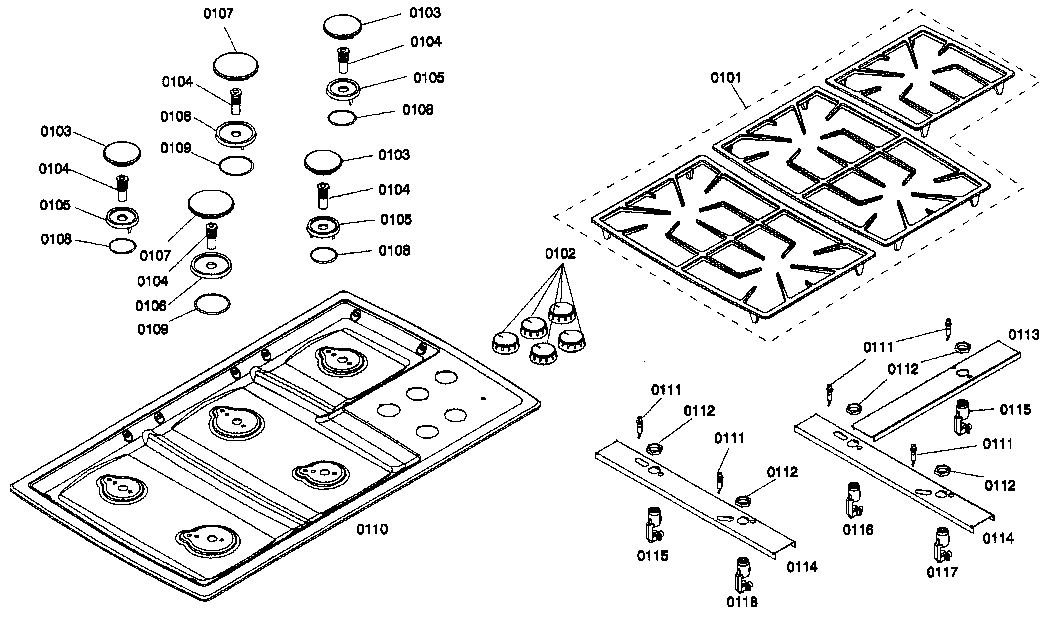 Grille assy