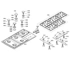 Bosch NGP946UC/01 grille assy diagram