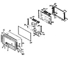 Samsung PPM50H2X cabinet parts diagram