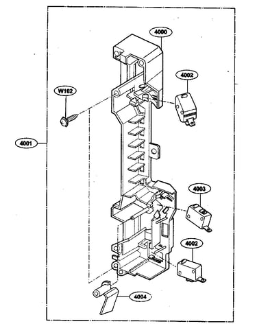 Latch board parts
