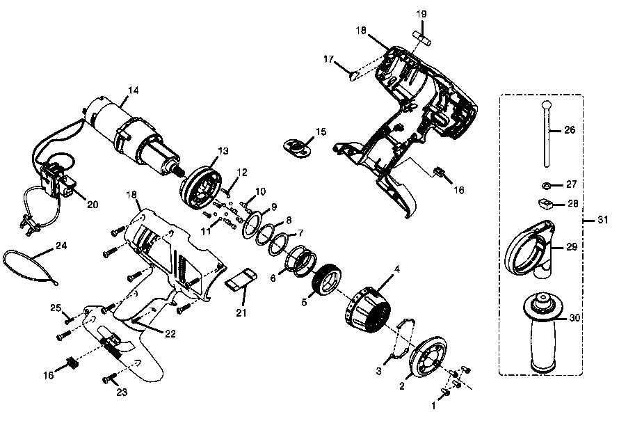 Motor assy