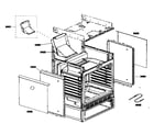 Bosch HGS432UC/01 outside cabinet parts diagram