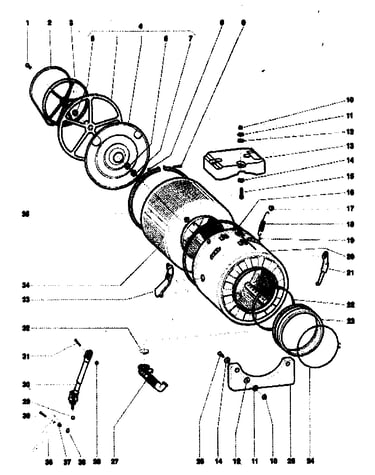 Oscilating assy