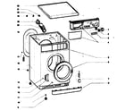Equator EZ1612V cabinet parts diagram