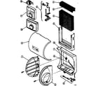 Honeywell HE225A1006 cabinet parts diagram