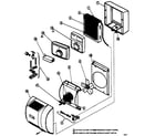 Honeywell HE365A1006 cabinet parts diagram
