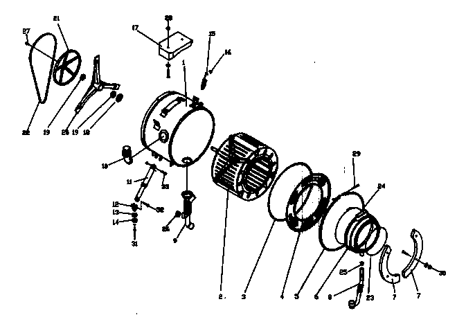 Tub/drum assy
