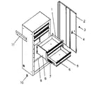 Craftsman 706619200 cabinet parts diagram